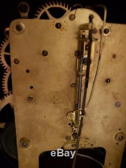 Antique Working SETH THOMAS Mahogany Gothic Beehive Mantel Shelf Clock #89 Mvmt