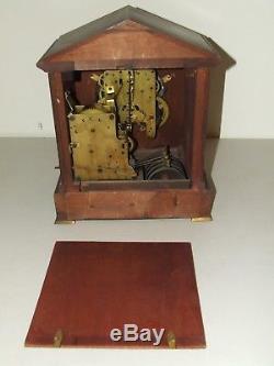 Antique Working SETH THOMAS Sonora Chime Four Bell Adamantine Mantel Shelf Clock