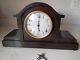 Antique Working Seth Thomas Burlwood Mantle Clock Withpendulum & Key 89 Al Usa