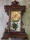 Antique Clock Seth Thomas Gingerbread Oak Kitchen Wind Up Complete & Running