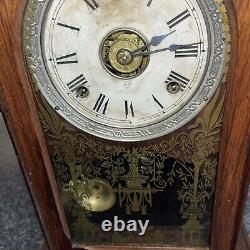 Antique seth thomas adamantine mantle clock