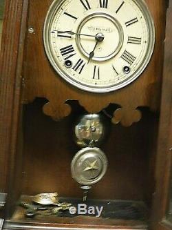 Antique seth thomas city series clock large original working