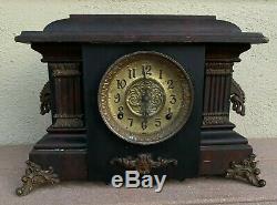 Authentic Antique E. Ingraham Mantel Clock 1890 1919