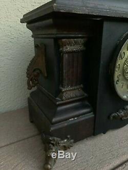 Authentic Antique E. Ingraham Mantel Clock 1890 1919