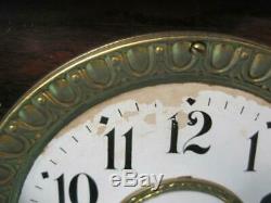 Beautiful Antique Seth Thomas Adamantine Mantel Clock 1900 WithKey Keeps Time