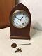 Beautiful Antique Seth Thomas Cathedral Arch Inlaid Mantle Clock
