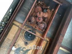Beautiful Antique Seth Thomas Wooden Clock Cir 1817-1830