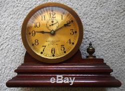 Beautiful, Rare, Vintage Wwii 1940 Us Navy Seth Thomas USA Mark I Deck Clock