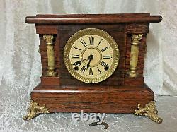 Beautiful Seth Thomas Antique Mantel Clock Works Perfect