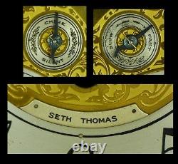 Beautiful Seth Thomas Chime No 72 fully serviced & tested. Ready for a new home