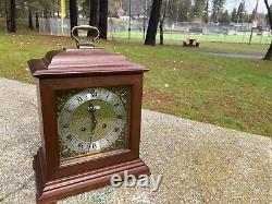 Beautiful Vintage 1979 Seth Thomas Chiming Mantle Clock PRISTINE Works Great