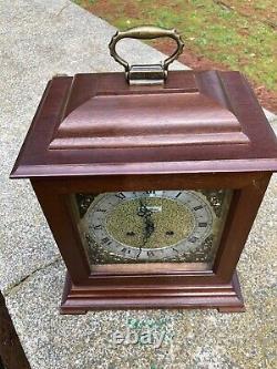 Beautiful Vintage 1979 Seth Thomas Chiming Mantle Clock PRISTINE Works Great