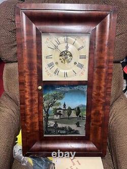 Brass Clock Seth Thomas Wall Clock