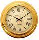 Brass Wall Clock Made For 17 Nautical Franklin & Murphy Ship's Beach