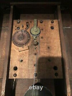 Circa 1820-30's Seth Thomas Pillar And Scroll Mantle Clock For Restoration