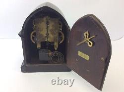 Classic Antique Seth Thomas Beehive Running Clock with Pendulum & Key