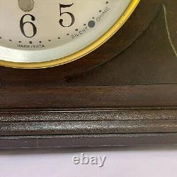 Clock Mantle No 91 Chime Wood Brown Seth Thomas Clock Co Electric Refurbished