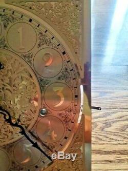 Complete Seth Thomas Grandfather Clock Dial Face With Movement Model 4483D