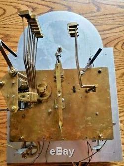 Complete Seth Thomas Grandfather Clock Dial Face With Movement Model 4483D