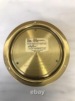 Cosair Seth Thomas Brass Clock and Barometer Model 1021-002/ 1504-001 NICE! LOOK