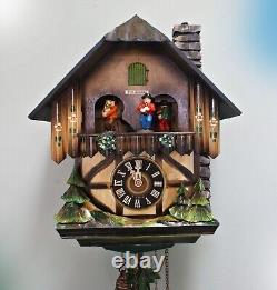 Cuckoo clock germany black forest vintage Seth Thomas one of a kind unique