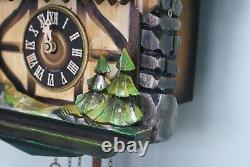 Cuckoo clock germany black forest vintage Seth Thomas one of a kind unique