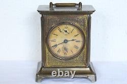 Decorative Age Travel Alarm Clock By Seth Thomas, Made IN USA Table Clock #11401