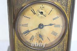 Decorative Age Travel Alarm Clock By Seth Thomas, Made IN USA Table Clock #11401