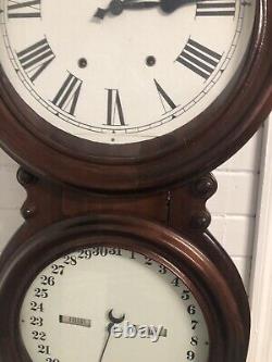 Double Dial Wall Clock