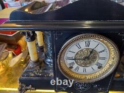 ESTATE FRESH SETH THOMAS ADAMATINE Mantel Clock, color Trimmings and Really Nice