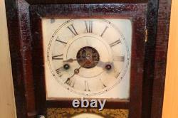 Early Seth Thomas 30 Hour Shelf Clock 1800's Small Mini Ogee Style