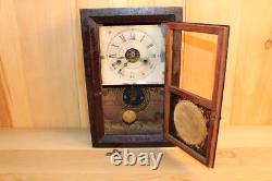 Early Seth Thomas 30 Hour Shelf Clock 1800's Small Mini Ogee Style