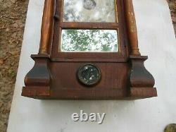 Early Seth Thomas 8 Day Alarm Mantle Antique Clock Circa 1860's