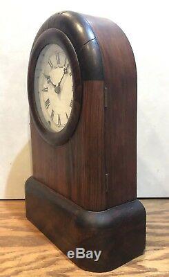 Early Seth Thomas 8 Day Tudor Tombstone Cottage Kithchen Mantle Clock