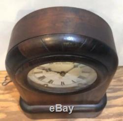 Early Seth Thomas 8 Day Tudor Tombstone Cottage Kithchen Mantle Clock