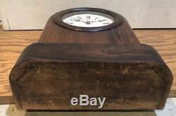 Early Seth Thomas 8 Day Tudor Tombstone Cottage Kithchen Mantle Clock