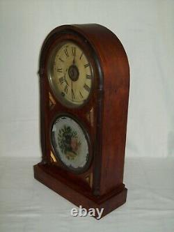 Early Seth Thomas Mantel Clock Key Wind Pendulum Movement Working Condition