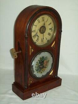 Early Seth Thomas Mantel Clock Key Wind Pendulum Movement Working Condition