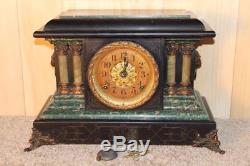 Elegant Seth Thomas Adamantine Mantle Clock 1904