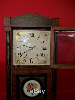 Excellent Looking Original 8 Day Seth Thomas Wood Wooden Works Weight Clock