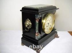 Exceptional Antique Seth Thomas 8-Day Time and Strike Adamantine Mantel Clock