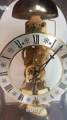 FRANZ HERMLE Winchester 14 day Skeleton mantle Clock Seth Thomas