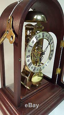 FRANZ HERMLE Winchester 14 day Skeleton mantle Clock Seth Thomas