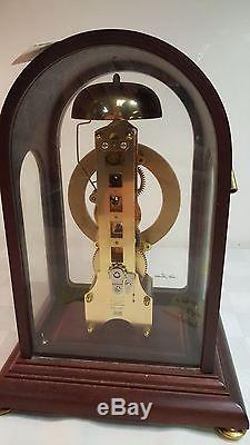 FRANZ HERMLE Winchester 14 day Skeleton mantle Clock Seth Thomas