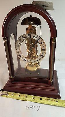 FRANZ HERMLE Winchester 14 day Skeleton mantle Clock Seth Thomas