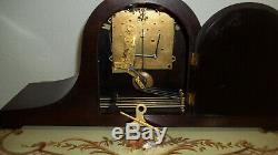 FULLY & PROPERLY RESTORED SETH THOMAS No. 91 WESTMINSTER CHIME MANTEL CLOCK