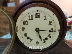 Fine Seth Thomas Mantel Clock Nautical Design, Circa 1900-40's We Ship