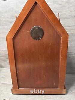 Fine Vintage Seth Thomas Cottage Steeple 8-Day Chime Mantle Clock Working with Key