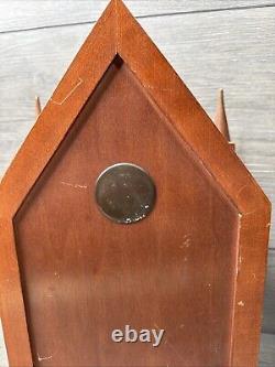 Fine Vintage Seth Thomas Cottage Steeple 8-Day Chime Mantle Clock Working with Key