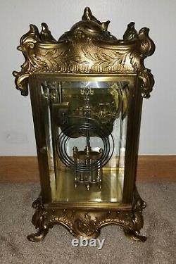 Fully Restored Rare Antique Seth Thomas Empire 10 Crystal Regulator Clock c/1904